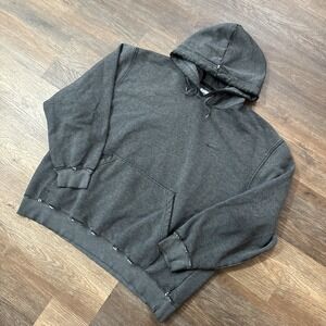 Y2K Nike Gray Tag Distressed Hoodie Men's Sz XXL Distressed Grunge Skater
